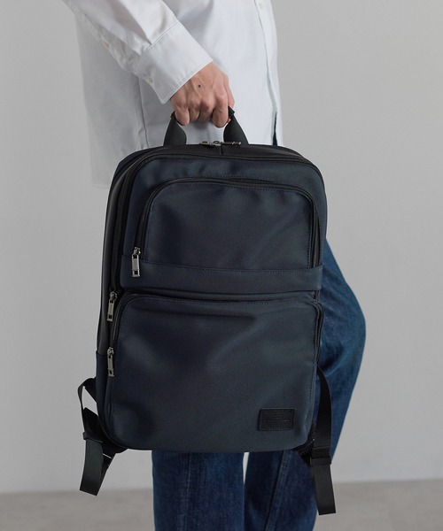 GUSCIO UOMO(グッシオ ウォーモ)の「【グッシオ ウォーモ】ビジネスリュック 拡張 通勤通学(ビジネスバッグ・メンズ・ダークグレー/ブラック/ネイビー・FREE)」の7枚目の写真