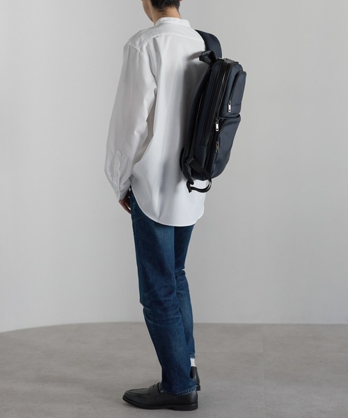 GUSCIO UOMO(グッシオ ウォーモ)の「【グッシオ ウォーモ】ビジネスリュック 拡張 通勤通学(ビジネスバッグ・メンズ・ダークグレー/ブラック/ネイビー・FREE)」の15枚目の写真