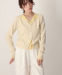 NOAHL（ノアル）の「【NOAHL】バイカラーレイヤードカーディガン（カーディガン/ボレロ）」