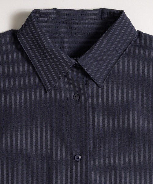 MUHET(ミュエータ)の「multiway ribbon tie lace shirt / マルチウェイレース付きリボンシャツ(シャツ/ブラウス・レディース・ベージュ/ネイビー/ピンク/ライトブルー・FREE)」の5枚目の写真