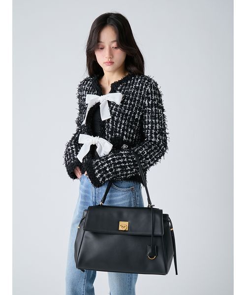LILY BROWN(リリーブラウン)の「キーモチーフトートバッグ(トートバッグ・レディース・ベージュ/ブラウン/ブラック・F)」の15枚目の写真