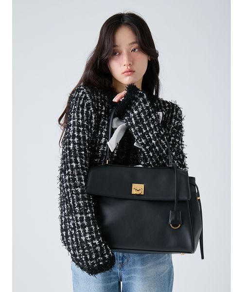 LILY BROWN(リリーブラウン)の「キーモチーフトートバッグ(トートバッグ・レディース・ベージュ/ブラウン/ブラック・F)」の16枚目の写真