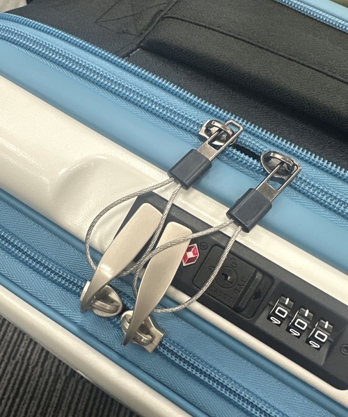 niko and...（ニコアンド）の「ニコロゴ折り畳みキャリーケース/容量約45L（トラベルグッズ・レディース・ブラウン/アイボリー/カーキ・XX-SMALL）」の5枚目の写真