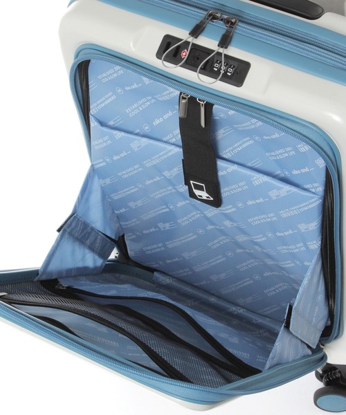 niko and...（ニコアンド）の「ニコロゴ折り畳みキャリーケース/容量約45L（トラベルグッズ・レディース・ブラウン/アイボリー/カーキ・XX-SMALL）」の10枚目の写真