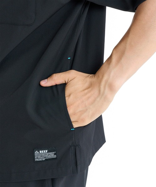 REEF（リーフ）の「REEF 半袖 シャツ メンズ BAJA DRY SHIRTS ESH261012（シャツ/ブラウス・メンズ・ブラック/ライトカーキ・XL/L/M）」の9枚目の写真