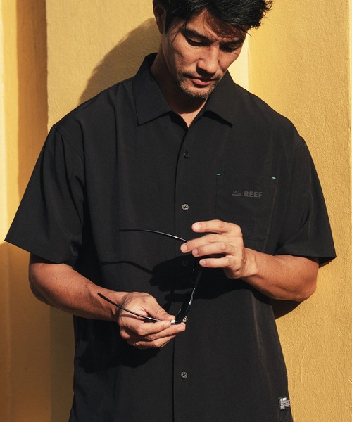 REEF（リーフ）の「REEF 半袖 シャツ メンズ BAJA DRY SHIRTS ESH261012（シャツ/ブラウス・メンズ・ブラック/ライトカーキ・XL/L/M）」の11枚目の写真