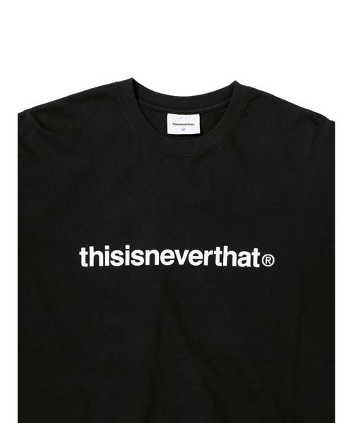 thisisneverthat（ディスイズネバーザット）の「T-Logo L/S Tee（Tシャツ/カットソー・メンズ・ホワイト/ブラック・L/M/S/XL）」の5枚目の写真