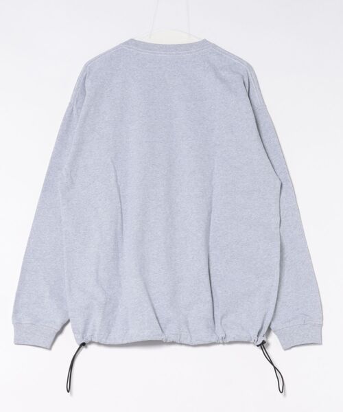 Goodwear(グッドウェア)の「【Goodwear】ドロスト ポケ付きL/S BIG TEE 2W7-16201(Tシャツ/カットソー・メンズ・ホワイト/ブラック/杢グレー・XL/L/M)」の4枚目の写真