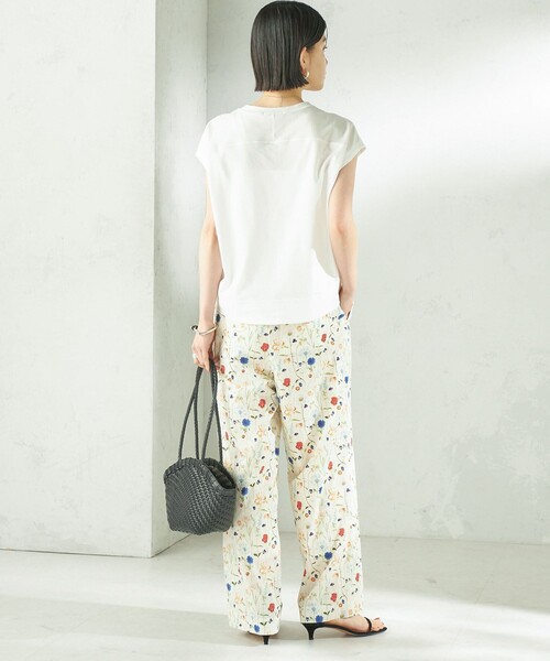 LIBERTY(リバティー)の「〈手洗い可能〉LIBERTY プリント パンツ(その他パンツ・レディース・ダークブルー/オフホワイト・ONE SIZE)」の5枚目の写真
