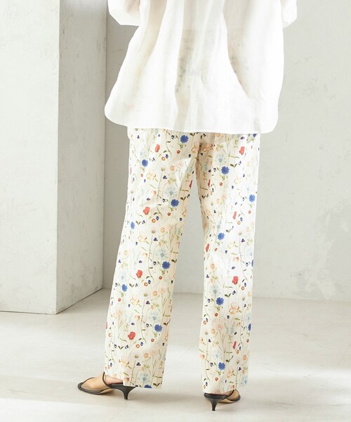 LIBERTY(リバティー)の「〈手洗い可能〉LIBERTY プリント パンツ(その他パンツ・レディース・ダークブルー/オフホワイト・ONE SIZE)」の14枚目の写真