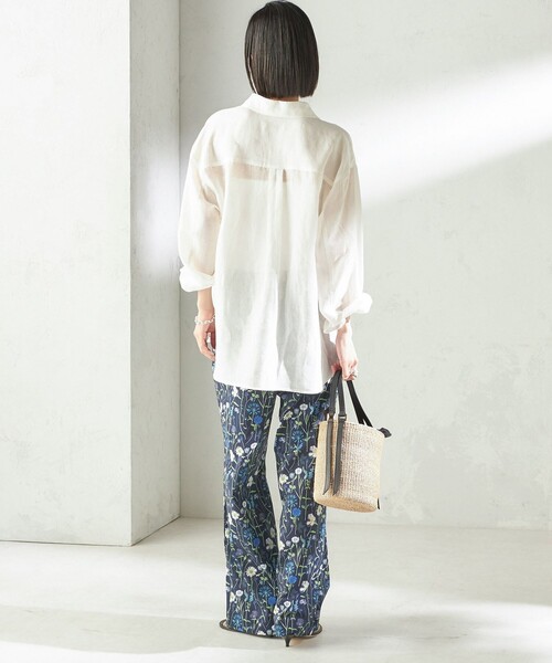 LIBERTY(リバティー)の「〈手洗い可能〉LIBERTY プリント パンツ(その他パンツ・レディース・ダークブルー/オフホワイト・ONE SIZE)」の18枚目の写真