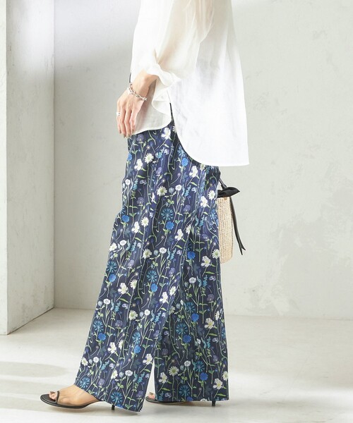 LIBERTY(リバティー)の「〈手洗い可能〉LIBERTY プリント パンツ(その他パンツ・レディース・ダークブルー/オフホワイト・ONE SIZE)」の22枚目の写真