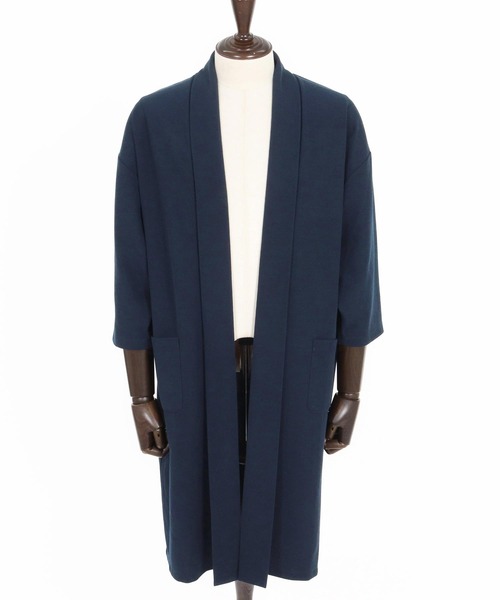 Magine（マージン）の「mcg3774- Mini Waffle Seven Sleeve Long Cardigan カーディガン(MGN-261-001)（カーディガン/ボレロ・メンズ・ネイビー/ブラック/チャコールグレー・48/46/44）」の19枚目の写真