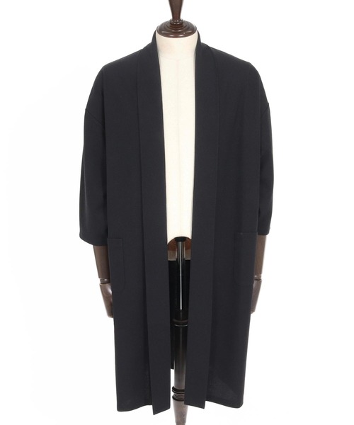 Magine（マージン）の「mcg3774- Mini Waffle Seven Sleeve Long Cardigan カーディガン(MGN-261-001)（カーディガン/ボレロ・メンズ・ネイビー/ブラック/チャコールグレー・48/46/44）」の20枚目の写真