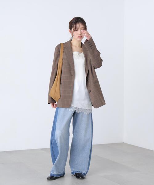 FREE'S MART（フリーズマート）の「◆配色パネルバレルワイドパンツ（その他パンツ・レディース・ブルー系その他3/ブラック系その他・MEDIUM/SMALL/X-SMALL）」の22枚目の写真