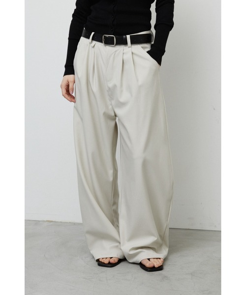 ANF.MUU（アンフムー）の「ストレッチカーブパンツ（その他パンツ・レディース・アイボリー/ブラック・MEDIUM/LARGE）」の12枚目の写真