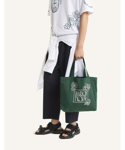 ART NOUVEAU STAMP TOTE（トートバッグ）｜Maison Kitsune（メゾン