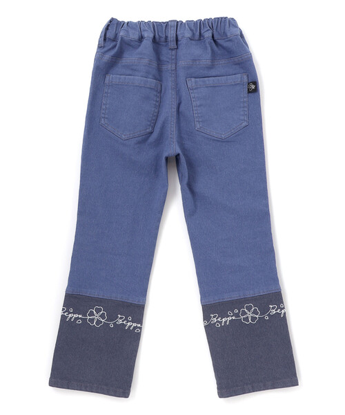 BeBe Petits Pois Vert（ベベプチポワヴェール）の「【店舗限定】配色刺しゅう切り替えストレッチデニムパンツ（デニムパンツ・キッズ・グレー系その他/ブルー系その他・100cm/130cm/140cm/120cm/150cm/110cm）」の12枚目の写真