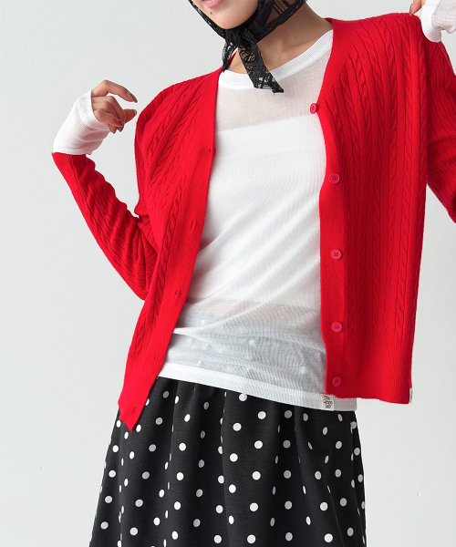THE GREEN LAB（ザグリーンラボ）の「ソフトテンセルエアリー ロングスリーブ [アイボリー]（Tシャツ/カットソー・レディース・その他・FREE）」の12枚目の写真