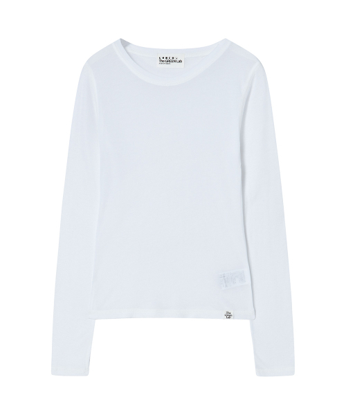 THE GREEN LAB（ザグリーンラボ）の「ソフトテンセルエアリー ロングスリーブ [アイボリー]（Tシャツ/カットソー・レディース・その他・FREE）」の14枚目の写真