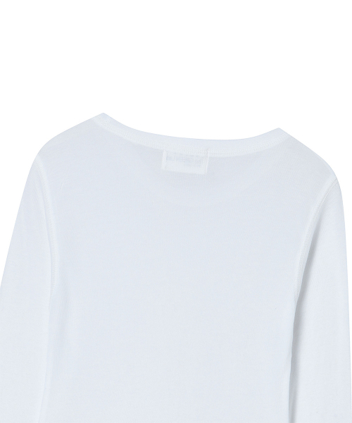 THE GREEN LAB（ザグリーンラボ）の「ソフトテンセルエアリー ロングスリーブ [アイボリー]（Tシャツ/カットソー・レディース・その他・FREE）」の18枚目の写真