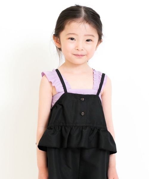 RIO（リオ）の「ワンピース水着3点セット（水着・キッズ・ベージュ/オレンジ/ブラック・100cm/110cm/120cm/130cm/140cm）」の7枚目の写真