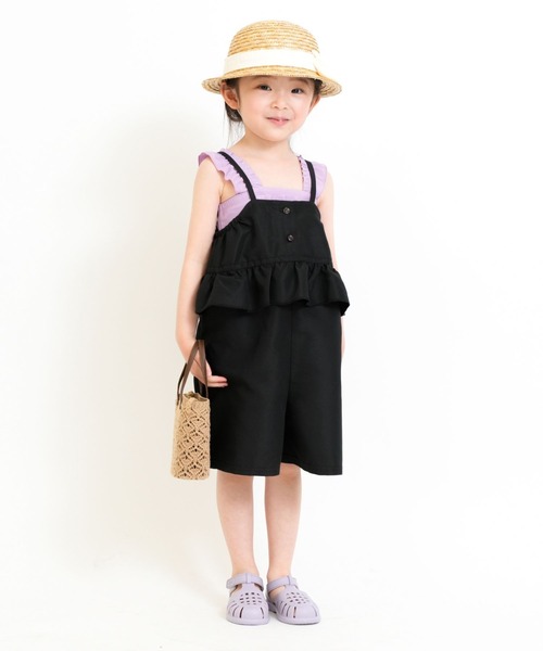 RIO（リオ）の「ワンピース水着3点セット（水着・キッズ・ベージュ/オレンジ/ブラック・100cm/110cm/120cm/130cm/140cm）」の10枚目の写真