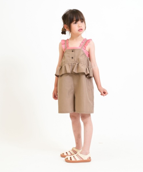 RIO（リオ）の「ワンピース水着3点セット（水着・キッズ・ベージュ/オレンジ/ブラック・100cm/110cm/120cm/130cm/140cm）」の17枚目の写真