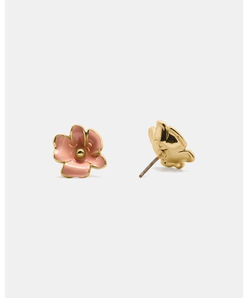 kate spade new york(ケイトスペード ニューヨーク)の「ゴールデン ブルーム フラワー ピアス(ピアス(両耳用)・レディース・ピンク・ONESIZE)」の2枚目の写真