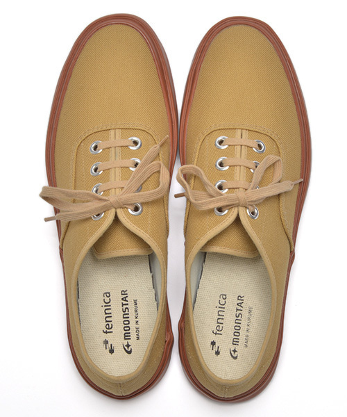 MoonStar（ムーンスター）の「Moonstar × fennica / ＜Men's＞キャンバススニーカー"DUKE"（スニーカー・メンズ・オフホワイト/ライトブラウン・27cm/28cm/25cm/26cm/29cm）」の9枚目の写真