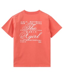 X-girl | FADED MESSAGE AND SCRIPT LOGO S/S TEE(Tシャツ/カットソー)