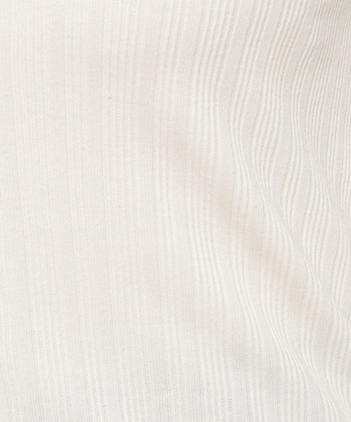 HARE(ハレ)の「リブカットカーディガン(HARE)(カーディガン/ボレロ・レディース・オフホワイト/ブラック・FREE)」の18枚目の写真