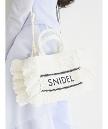 SNIDEL（スナイデル）の「ブレーズフリルロゴショルダーバッグ（ショルダーバッグ）」