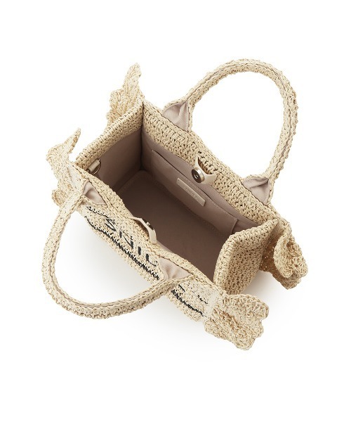 SNIDEL（スナイデル）の「ブレーズフリルロゴショルダーバッグ（ショルダーバッグ・レディース・ライトブルー/ホワイト/ベージュ・F）」の12枚目の写真