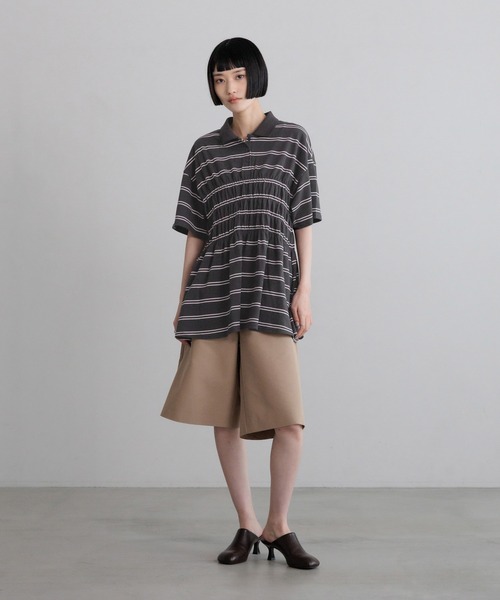 LOWRYS FARM(ローリーズファーム)の「チノタックハーフパンツ 637560(その他パンツ・レディース・ベージュ/ブラック・LARGE/MEDIUM)」の19枚目の写真