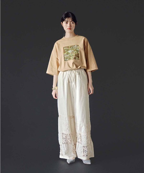 MEDE19F(メデジュウキュウ)の「MEDE19F 〈MADE IN INDIA COLLECTION〉刺繍遣いのパッチワークレースパンツ〈アイボリー〉(その他パンツ・レディース・アイボリー・2/3)」の5枚目の写真