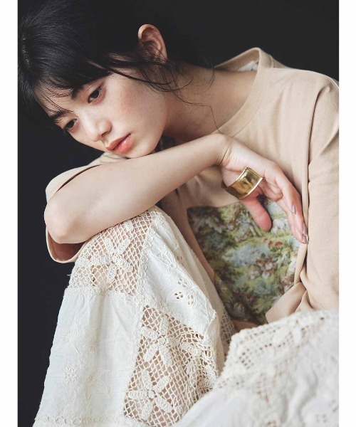 MEDE19F(メデジュウキュウ)の「MEDE19F 〈MADE IN INDIA COLLECTION〉刺繍遣いのパッチワークレースパンツ〈アイボリー〉(その他パンツ・レディース・アイボリー・2/3)」の7枚目の写真