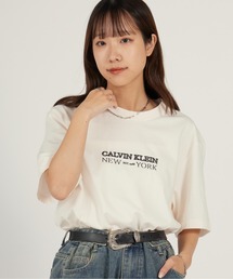 Calvin Klein/カルバンクライン SS 20S WHSL SP CKLEIN NY ブランドロゴ クルーネック半袖Tシャツ 秋 秋服 2026年秋冬