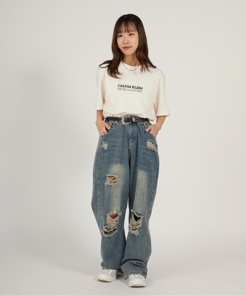 Calvin Klein(カルバン・クライン)の「Calvin Klein/カルバンクライン SS 20S WHSL SP CKLEIN NY ブランドロゴ クルーネック半袖Tシャツ 秋 秋服 2026年秋冬(Tシャツ/カットソー・メンズ・ブラック/ホワイト・M/L/XL)」の14枚目の写真