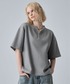 VELNUS（ベルナス）の「【VELNUS】Quick-Dry & Anti-Bacterial Deodorant Hand-Stitch V-Neck Waffle Henley Short-Sleeve T-Shirt/〈吸水速乾･抗菌防臭〉ハンドステッチVネックワッフルヘンリーネック半袖Ｔシャツ（Tシャツ/カットソー・L）」