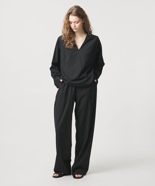 LOEFF（ロエフ）の「＜LOEFF＞トロピカルウール ハーレム パンツ（その他パンツ・レディース・ブラック/オリーブ/コバルトブルー・0/1）」の6枚目の写真