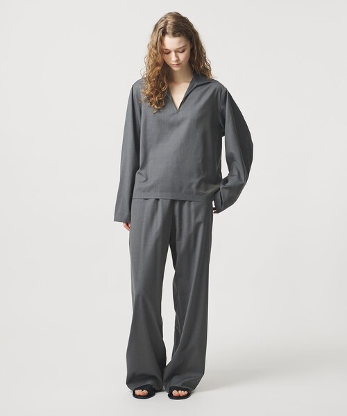 LOEFF（ロエフ）の「＜LOEFF＞トロピカルウール ハーレム パンツ（その他パンツ・レディース・ブラック/オリーブ/コバルトブルー・0/1）」の9枚目の写真