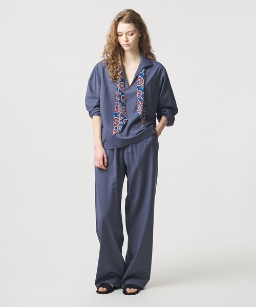LOEFF（ロエフ）の「＜LOEFF＞トロピカルウール ハーレム パンツ（その他パンツ・レディース・ブラック/オリーブ/コバルトブルー・0/1）」の14枚目の写真