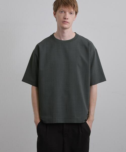 tk.TAKEO KIKUCHI(ティーケータケオキクチ)の「AIRY DRYクルーネックTシャツ/吸水速乾/UVカット/マシーンウォッシャブル/洗濯可/イージーケア/Tシャツ(シャツ/ブラウス・メンズ・チャコールグレー/ブラック/ベージュ・02/01/03)」の3枚目の写真