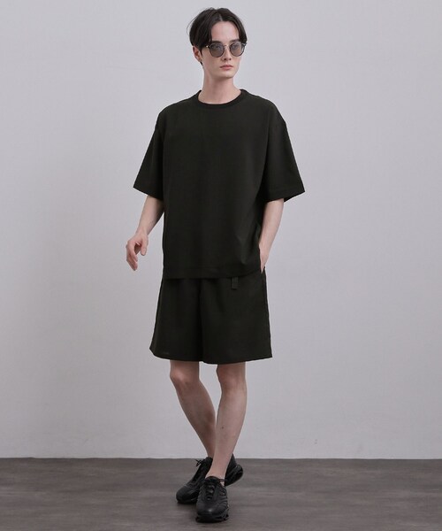 tk.TAKEO KIKUCHI(ティーケータケオキクチ)の「AIRY DRYクルーネックTシャツ/吸水速乾/UVカット/マシーンウォッシャブル/洗濯可/イージーケア/Tシャツ(シャツ/ブラウス・メンズ・チャコールグレー/ブラック/ベージュ・02/01/03)」の22枚目の写真