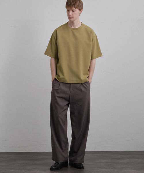 tk.TAKEO KIKUCHI(ティーケータケオキクチ)の「AIRY DRYクルーネックTシャツ/吸水速乾/UVカット/マシーンウォッシャブル/洗濯可/イージーケア/Tシャツ(シャツ/ブラウス・メンズ・チャコールグレー/ブラック/ベージュ・02/01/03)」の19枚目の写真