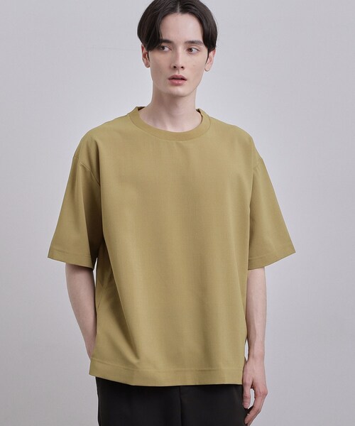 tk.TAKEO KIKUCHI(ティーケータケオキクチ)の「AIRY DRYクルーネックTシャツ/吸水速乾/UVカット/マシーンウォッシャブル/洗濯可/イージーケア/Tシャツ(シャツ/ブラウス・メンズ・チャコールグレー/ブラック/ベージュ・02/01/03)」の17枚目の写真