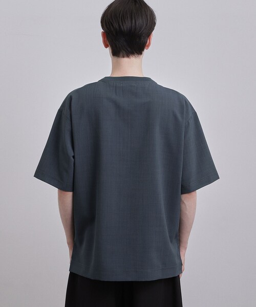 tk.TAKEO KIKUCHI(ティーケータケオキクチ)の「AIRY DRYクルーネックTシャツ/吸水速乾/UVカット/マシーンウォッシャブル/洗濯可/イージーケア/Tシャツ(シャツ/ブラウス・メンズ・チャコールグレー/ブラック/ベージュ・02/01/03)」の10枚目の写真