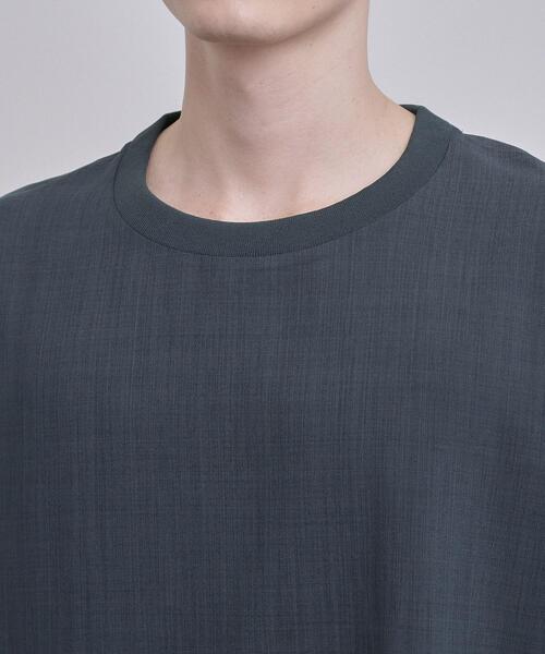 tk.TAKEO KIKUCHI(ティーケータケオキクチ)の「AIRY DRYクルーネックTシャツ/吸水速乾/UVカット/マシーンウォッシャブル/洗濯可/イージーケア/Tシャツ(シャツ/ブラウス・メンズ・チャコールグレー/ブラック/ベージュ・02/01/03)」の9枚目の写真