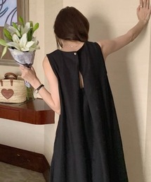 Flugge（フラッジー）の「バックスリットノースリーブワンピ（ワンピース）」